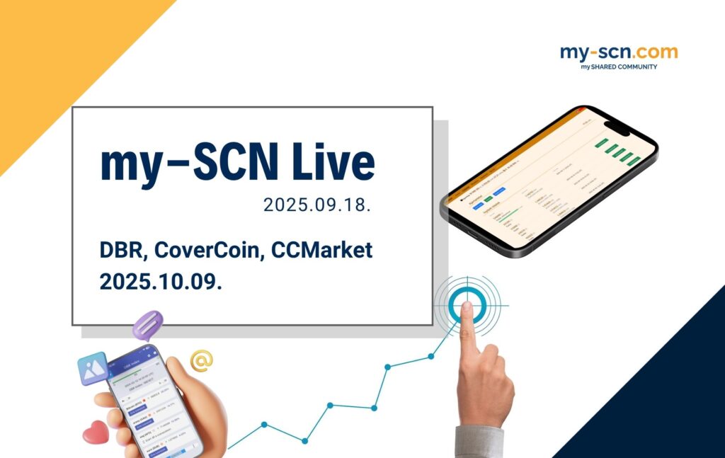 SCN Live - DBR, CoverCoin, CCMarket