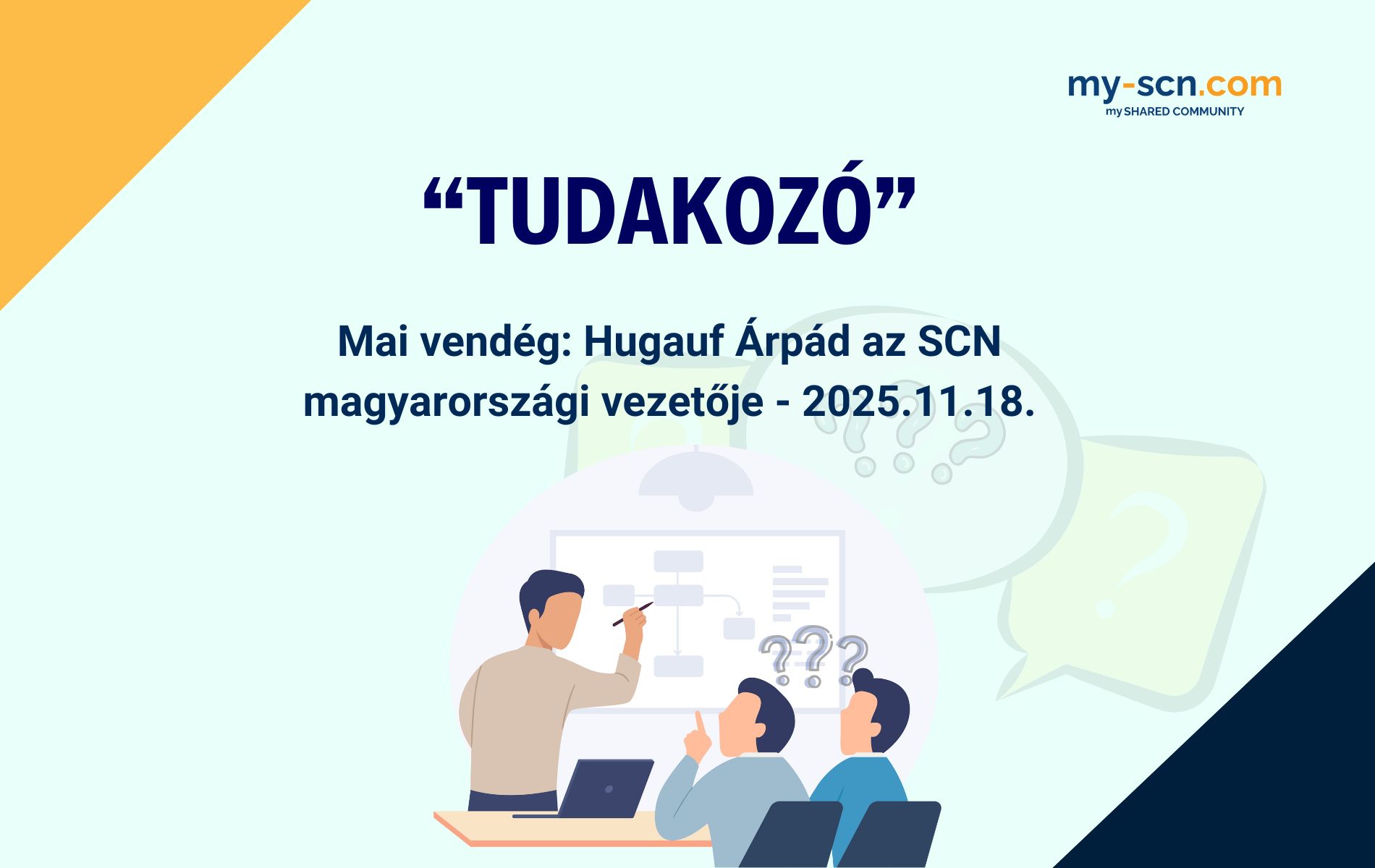 Tudakozó - vendéggel